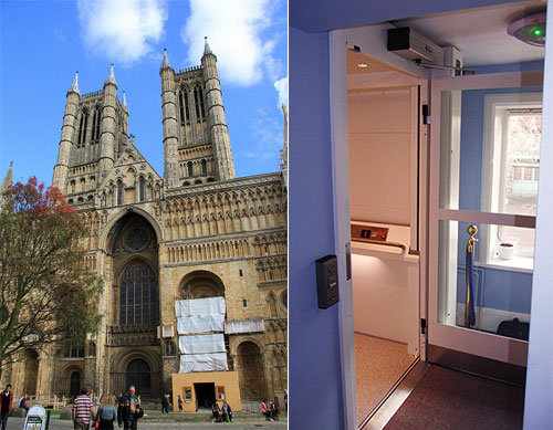 Platform Lift for Lincoln Cathedral Centre